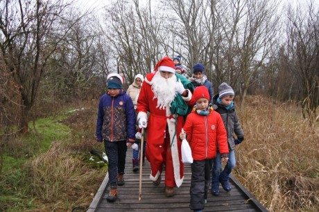 Megtalálták a Sóstón is a Mikulást a gyerekek